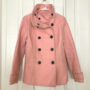 Wool Pink Peacoat